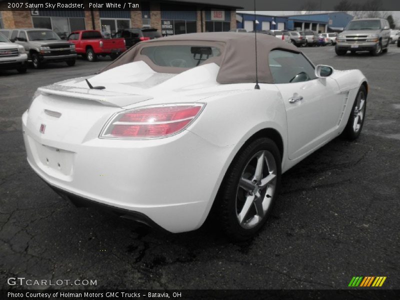 Polar White / Tan 2007 Saturn Sky Roadster