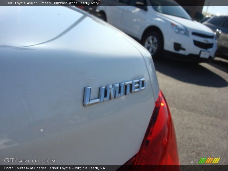 Blizzard White Pearl / Ivory 2006 Toyota Avalon Limited
