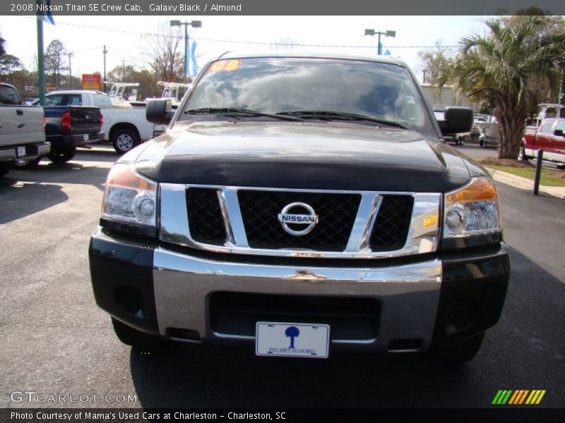 Galaxy Black / Almond 2008 Nissan Titan SE Crew Cab