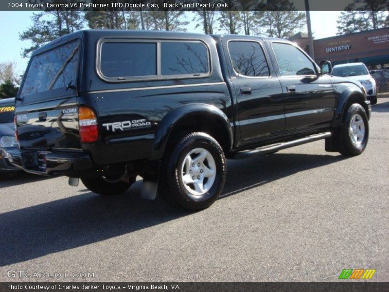 Black Sand Pearl / Oak 2004 Toyota Tacoma V6 PreRunner TRD Double Cab
