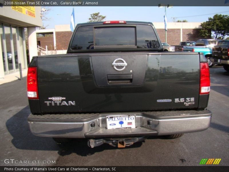 Galaxy Black / Almond 2008 Nissan Titan SE Crew Cab