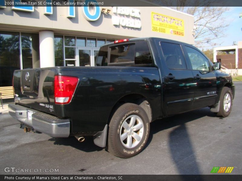 Galaxy Black / Almond 2008 Nissan Titan SE Crew Cab