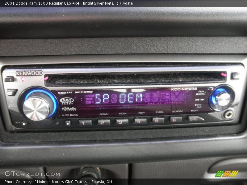 Bright Silver Metallic / Agate 2001 Dodge Ram 1500 Regular Cab 4x4