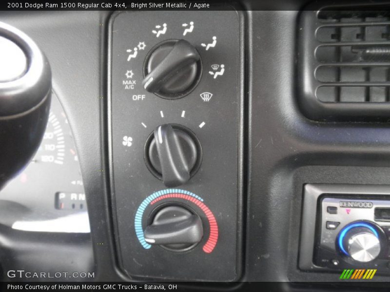 Bright Silver Metallic / Agate 2001 Dodge Ram 1500 Regular Cab 4x4