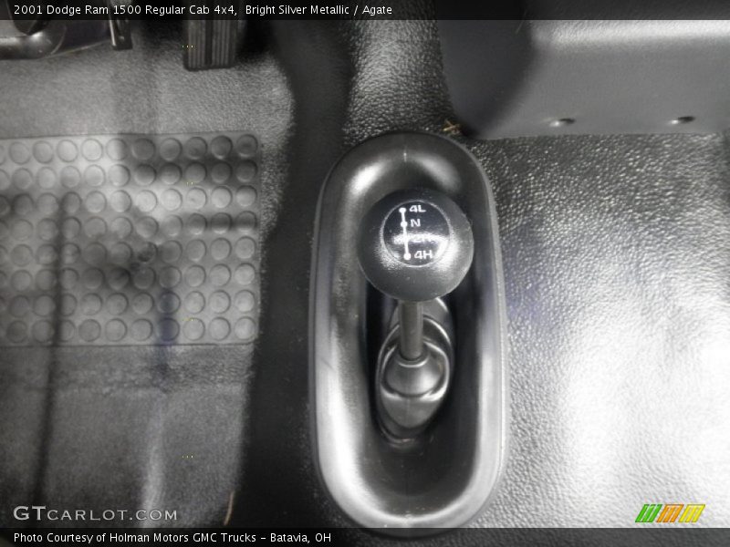 Bright Silver Metallic / Agate 2001 Dodge Ram 1500 Regular Cab 4x4