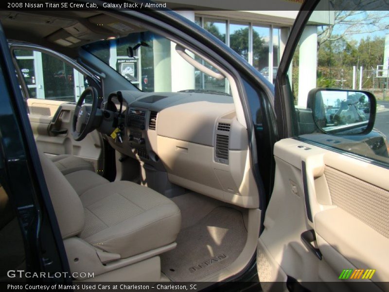 Galaxy Black / Almond 2008 Nissan Titan SE Crew Cab