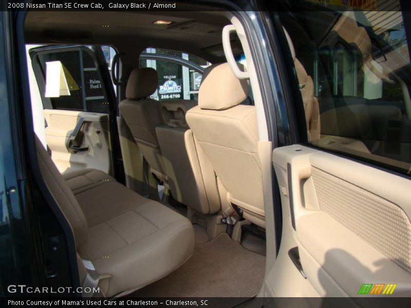 Galaxy Black / Almond 2008 Nissan Titan SE Crew Cab
