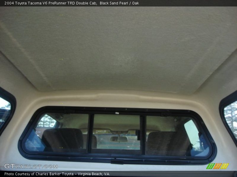 Black Sand Pearl / Oak 2004 Toyota Tacoma V6 PreRunner TRD Double Cab