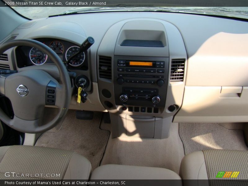 Galaxy Black / Almond 2008 Nissan Titan SE Crew Cab