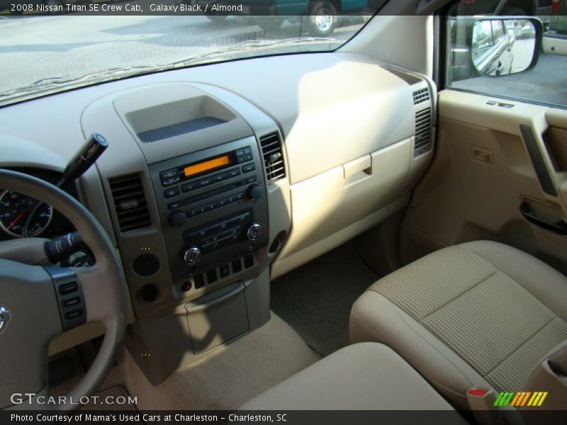 Galaxy Black / Almond 2008 Nissan Titan SE Crew Cab
