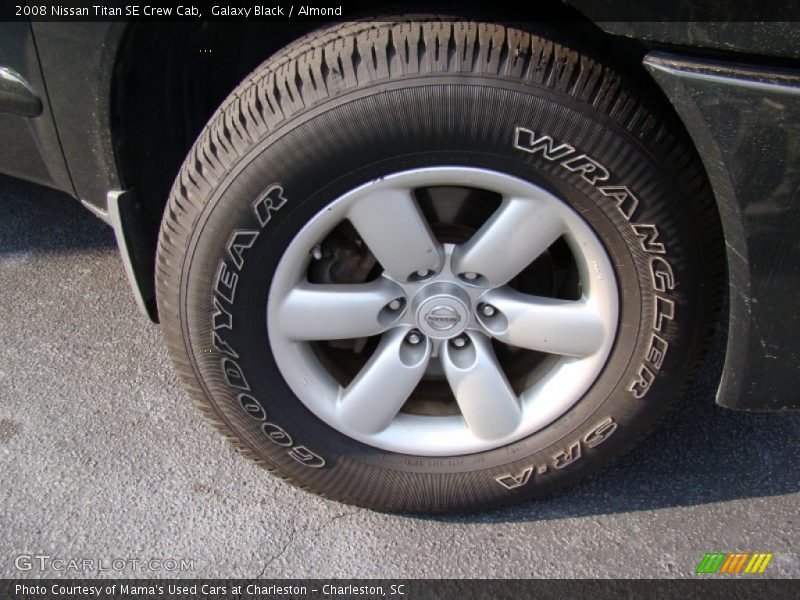 Galaxy Black / Almond 2008 Nissan Titan SE Crew Cab