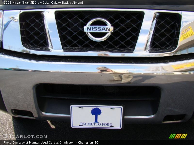Galaxy Black / Almond 2008 Nissan Titan SE Crew Cab