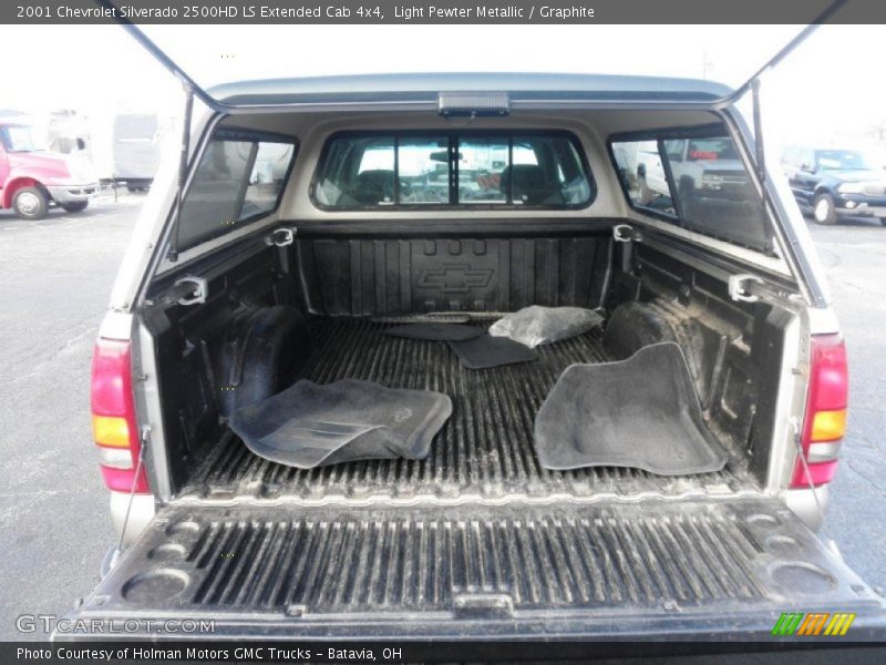 Light Pewter Metallic / Graphite 2001 Chevrolet Silverado 2500HD LS Extended Cab 4x4