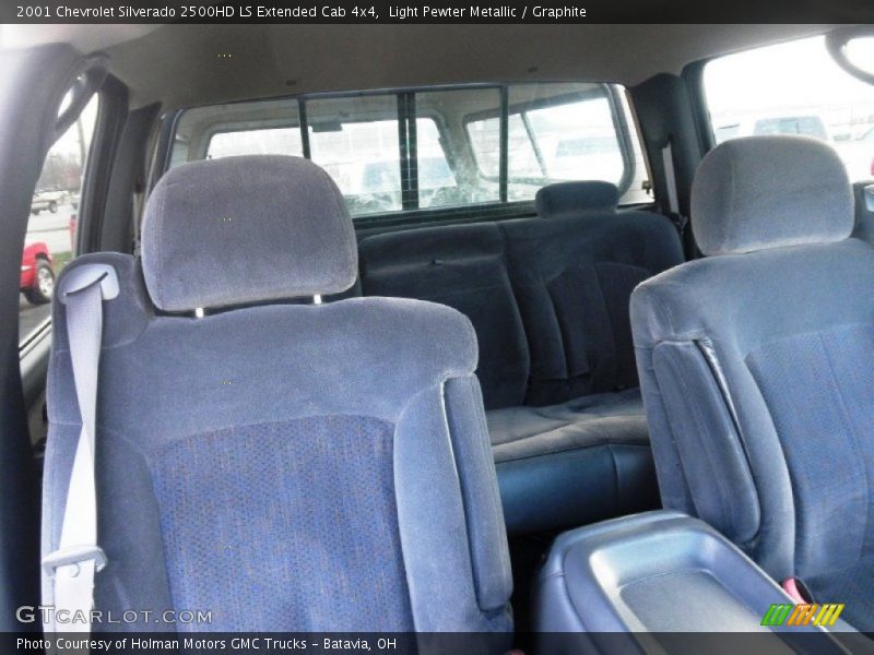 Light Pewter Metallic / Graphite 2001 Chevrolet Silverado 2500HD LS Extended Cab 4x4