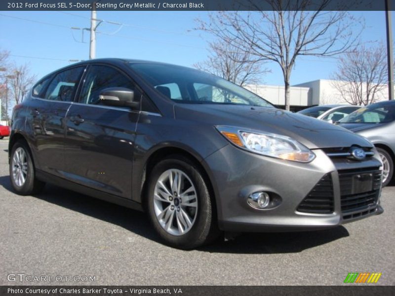 Sterling Grey Metallic / Charcoal Black 2012 Ford Focus SEL 5-Door