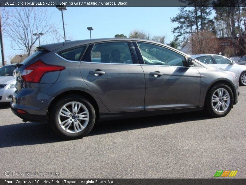 Sterling Grey Metallic / Charcoal Black 2012 Ford Focus SEL 5-Door