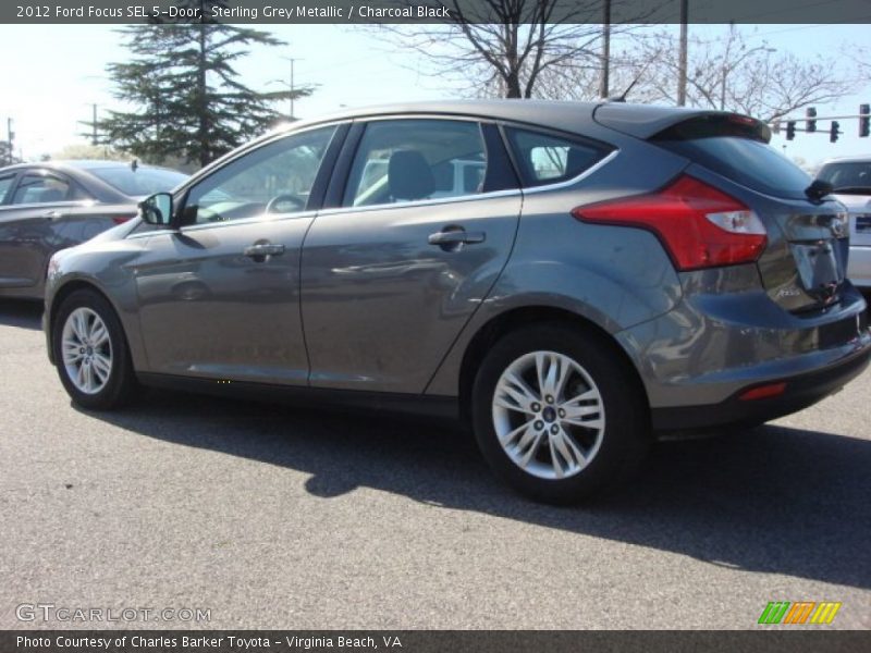 Sterling Grey Metallic / Charcoal Black 2012 Ford Focus SEL 5-Door