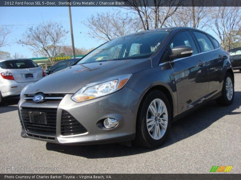 Sterling Grey Metallic / Charcoal Black 2012 Ford Focus SEL 5-Door