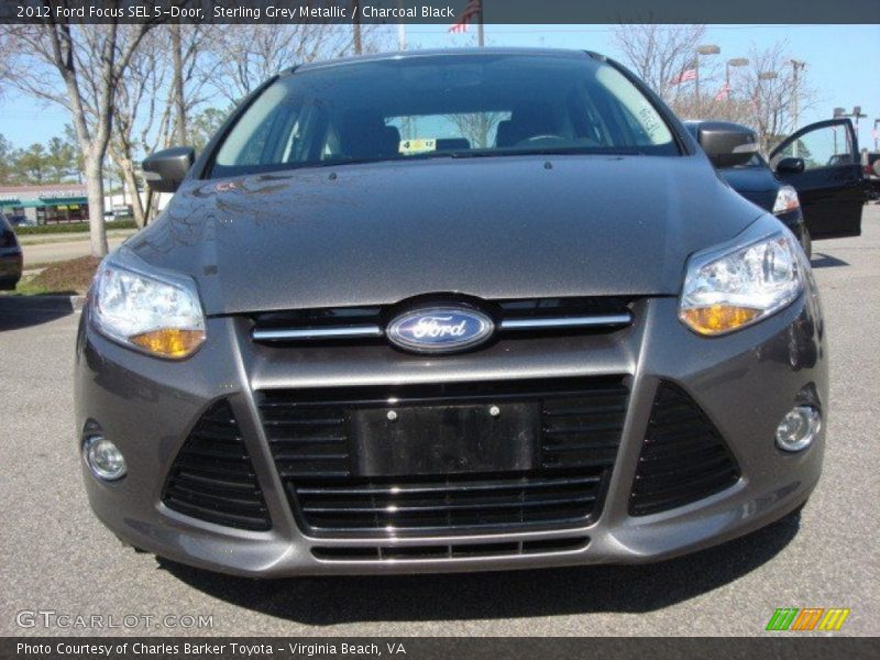 Sterling Grey Metallic / Charcoal Black 2012 Ford Focus SEL 5-Door
