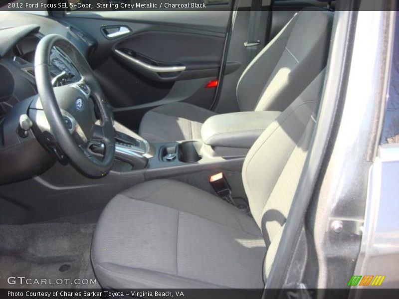 Sterling Grey Metallic / Charcoal Black 2012 Ford Focus SEL 5-Door