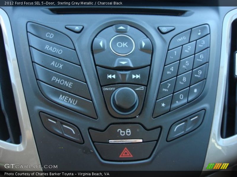 Sterling Grey Metallic / Charcoal Black 2012 Ford Focus SEL 5-Door