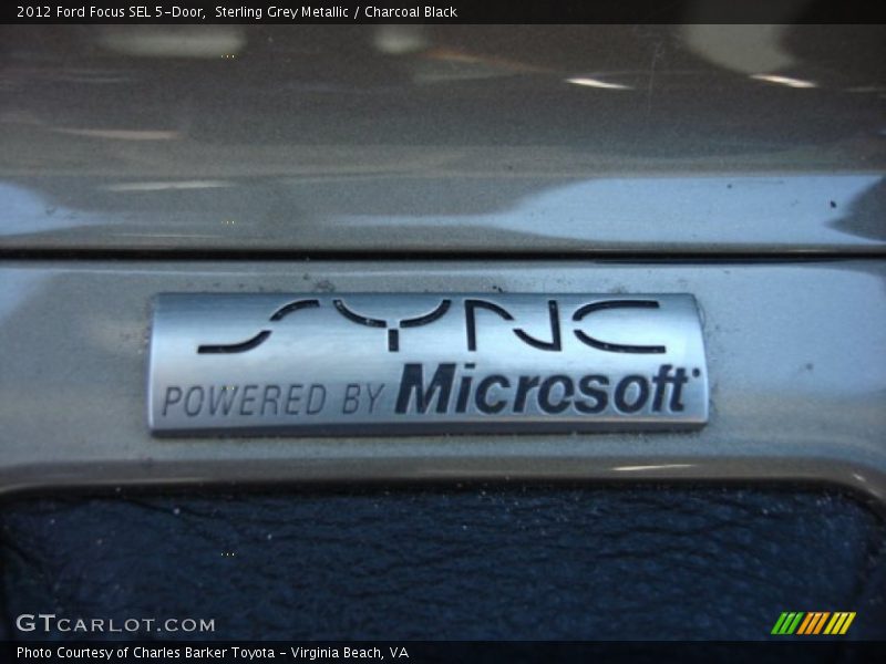 Sterling Grey Metallic / Charcoal Black 2012 Ford Focus SEL 5-Door