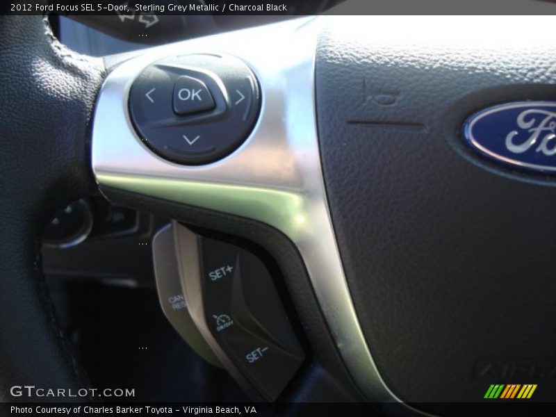 Sterling Grey Metallic / Charcoal Black 2012 Ford Focus SEL 5-Door