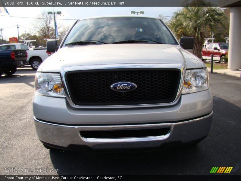 Silver Metallic / Medium/Dark Flint 2008 Ford F150 XLT SuperCrew