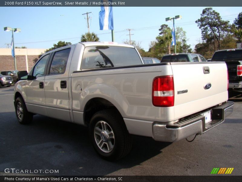Silver Metallic / Medium/Dark Flint 2008 Ford F150 XLT SuperCrew