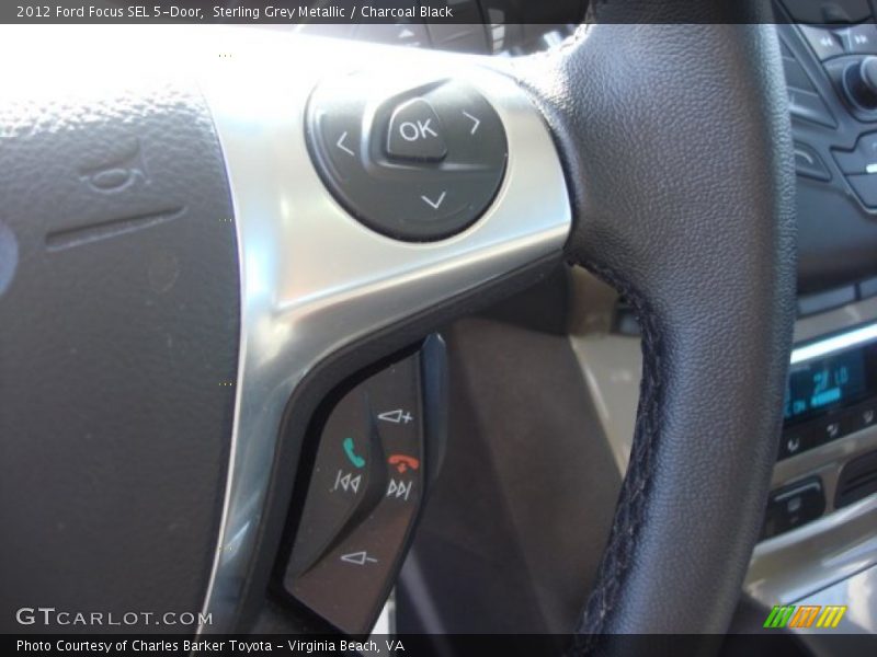 Sterling Grey Metallic / Charcoal Black 2012 Ford Focus SEL 5-Door