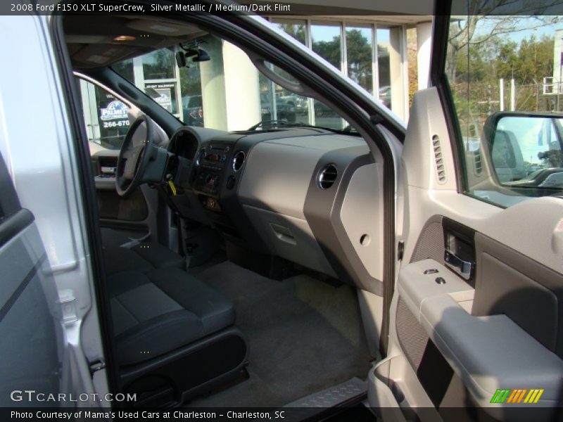 Silver Metallic / Medium/Dark Flint 2008 Ford F150 XLT SuperCrew