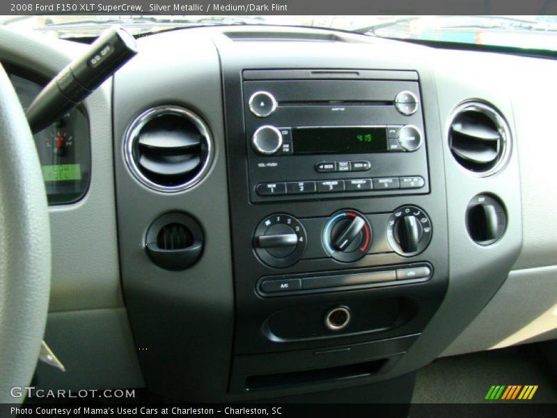 Silver Metallic / Medium/Dark Flint 2008 Ford F150 XLT SuperCrew