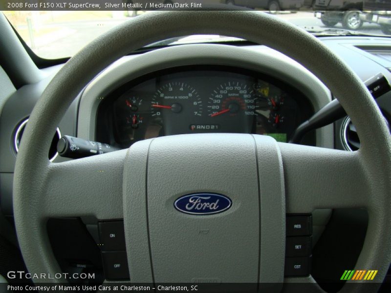 Silver Metallic / Medium/Dark Flint 2008 Ford F150 XLT SuperCrew