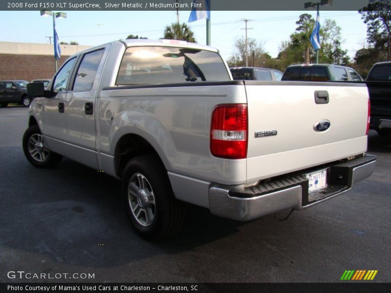 Silver Metallic / Medium/Dark Flint 2008 Ford F150 XLT SuperCrew