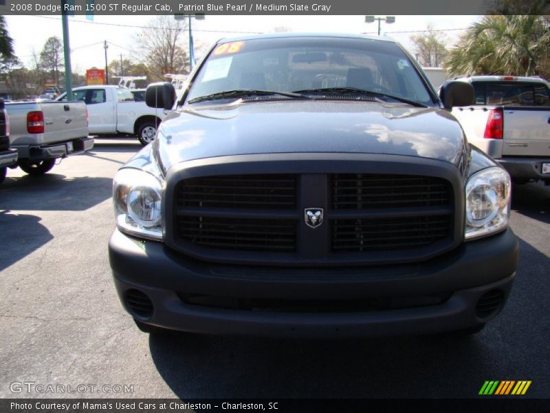 Patriot Blue Pearl / Medium Slate Gray 2008 Dodge Ram 1500 ST Regular Cab