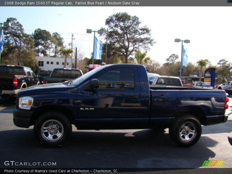 Patriot Blue Pearl / Medium Slate Gray 2008 Dodge Ram 1500 ST Regular Cab