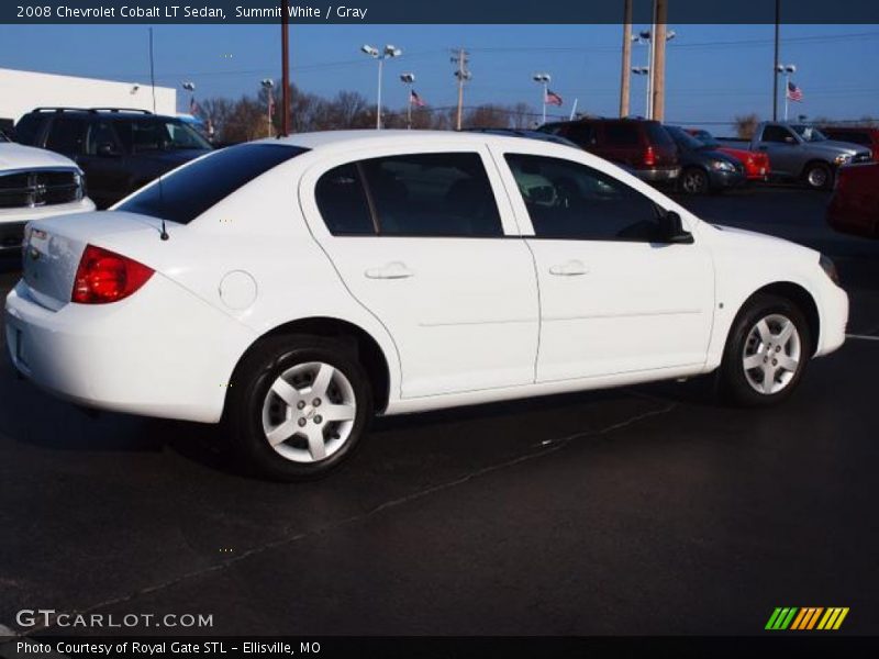 Summit White / Gray 2008 Chevrolet Cobalt LT Sedan