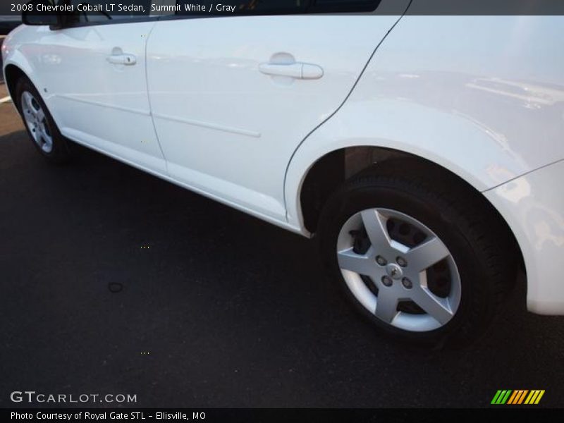 Summit White / Gray 2008 Chevrolet Cobalt LT Sedan