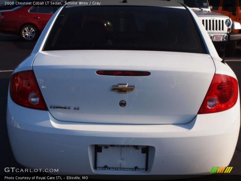 Summit White / Gray 2008 Chevrolet Cobalt LT Sedan