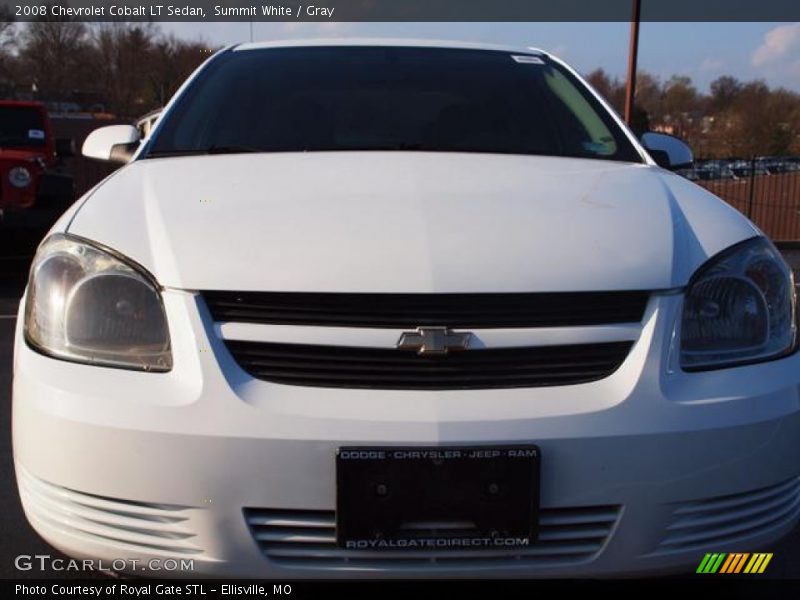 Summit White / Gray 2008 Chevrolet Cobalt LT Sedan