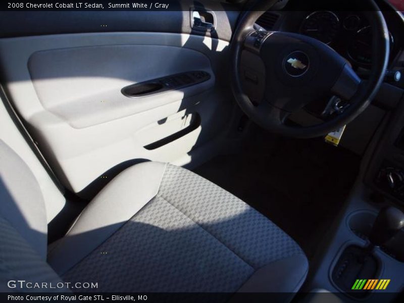 Summit White / Gray 2008 Chevrolet Cobalt LT Sedan