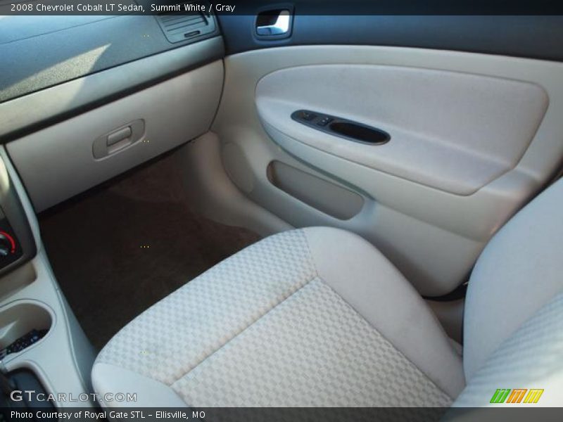 Summit White / Gray 2008 Chevrolet Cobalt LT Sedan