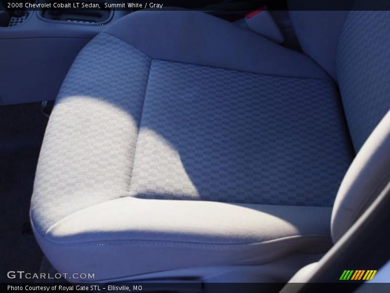 Summit White / Gray 2008 Chevrolet Cobalt LT Sedan