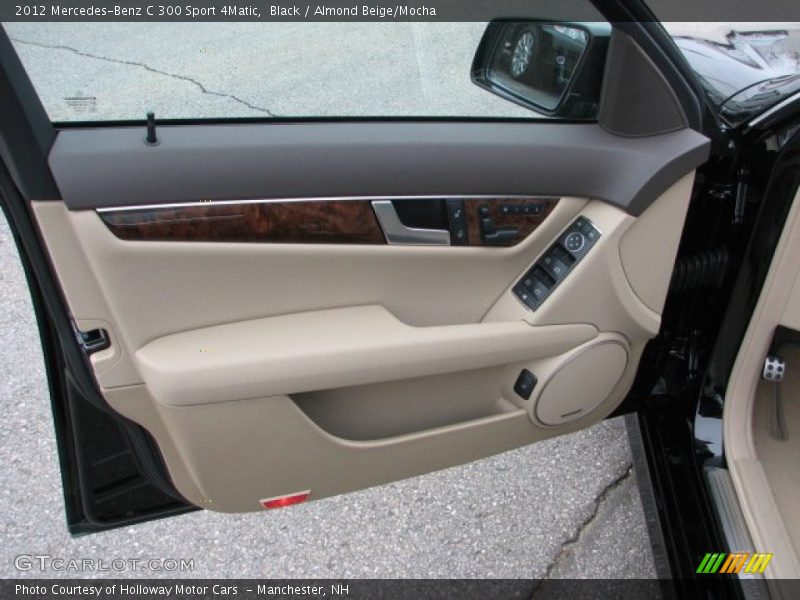 Black / Almond Beige/Mocha 2012 Mercedes-Benz C 300 Sport 4Matic