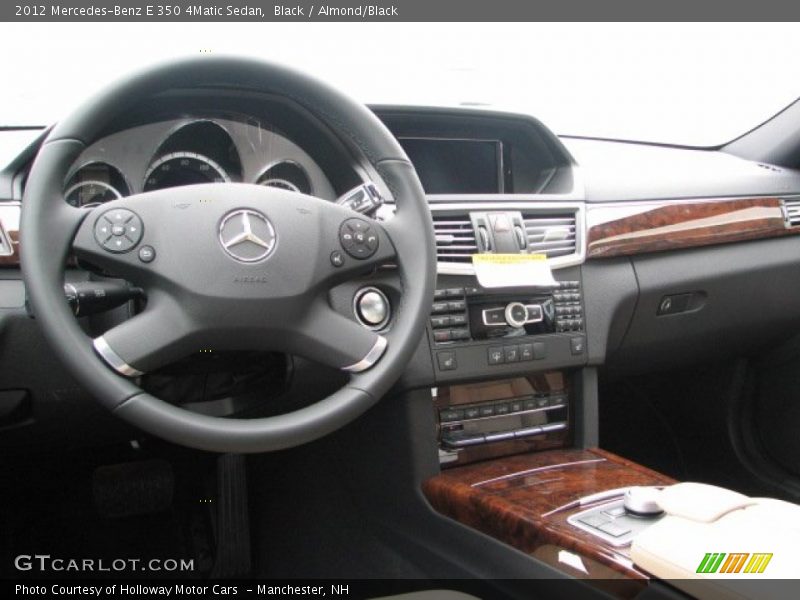 Black / Almond/Black 2012 Mercedes-Benz E 350 4Matic Sedan