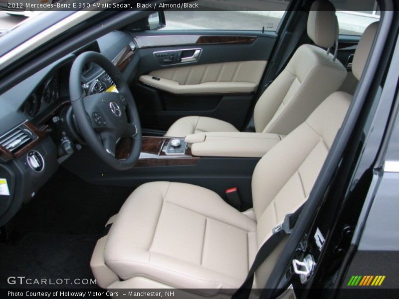 Black / Almond/Black 2012 Mercedes-Benz E 350 4Matic Sedan