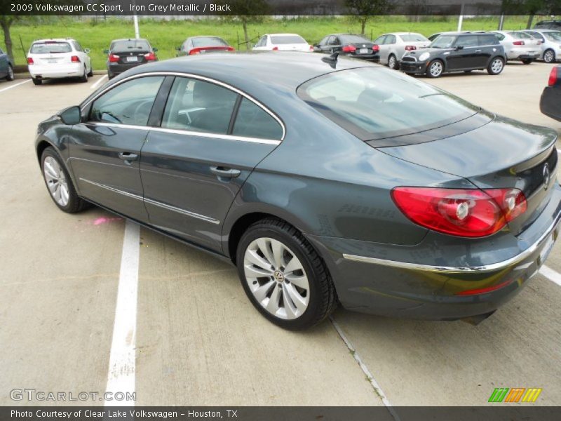 Iron Grey Metallic / Black 2009 Volkswagen CC Sport