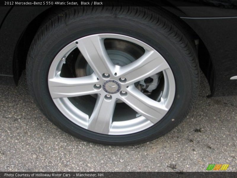 Black / Black 2012 Mercedes-Benz S 550 4Matic Sedan
