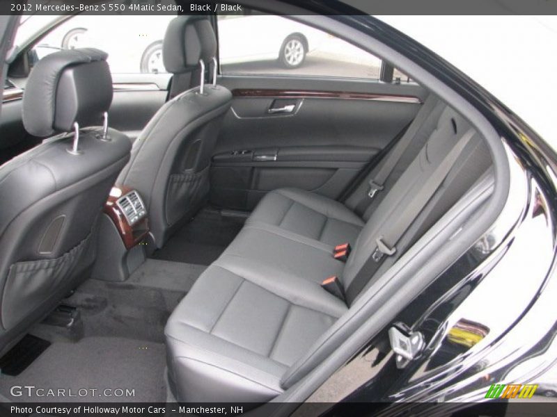 Black / Black 2012 Mercedes-Benz S 550 4Matic Sedan
