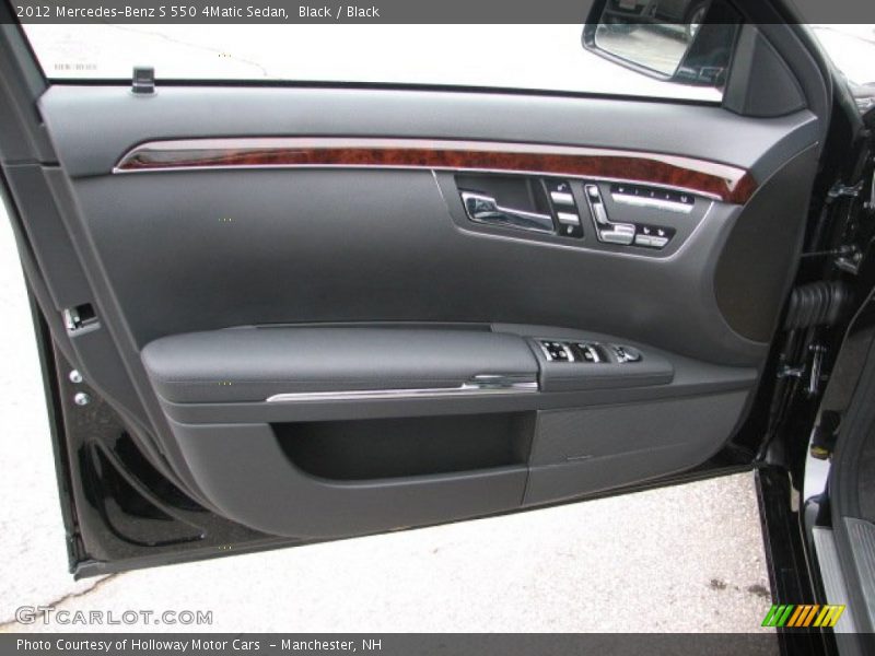 Black / Black 2012 Mercedes-Benz S 550 4Matic Sedan